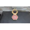 Шкатулка «Ажурное сердце» (Светлое дерево, Прозрачное масло)